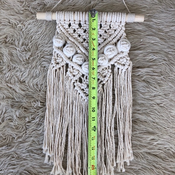 Handmade MACRAMÉ Wall Hanging - Picture 2 of 5